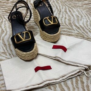 VALENTINO Espadrilles, worn only once sz 38